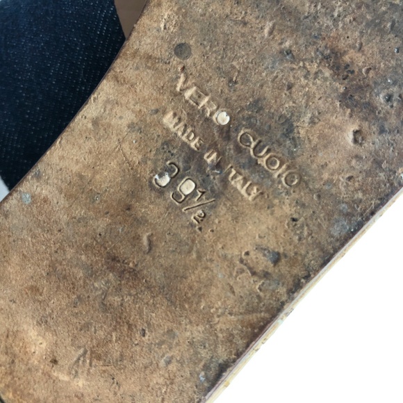 Club Monaco Florin Platform Denim Sandals - Picture 8 of 8